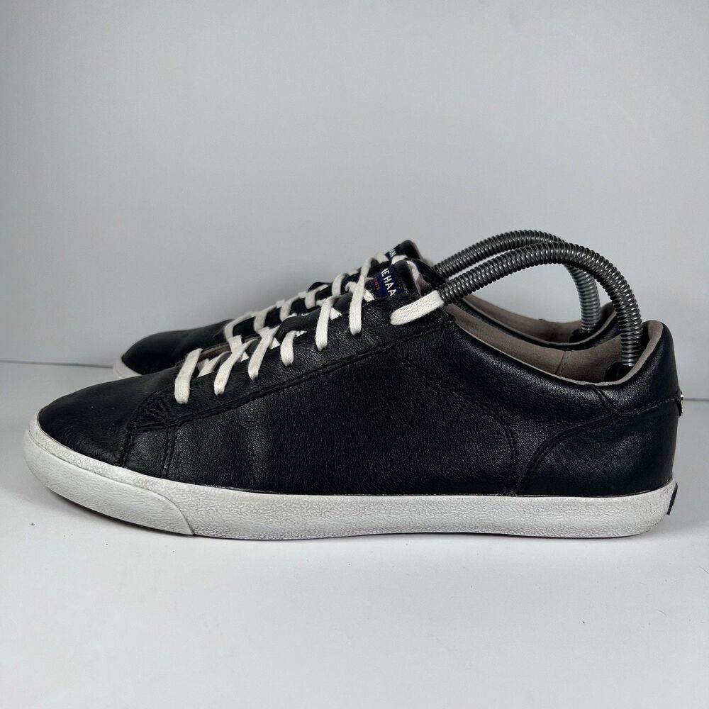 Cole Haan Trafton Club Court II Low Lace Up Black Leather Shoes Women's 9 - Picture 3 of 8